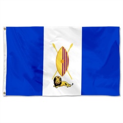 Buganda kingdom in Uganda Flag Banner