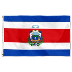 Costa Rica since 1848 Flag Banner
