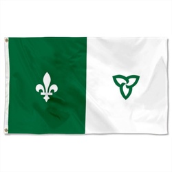 Franco-Ontarian Flag Ontario, Canada Banner