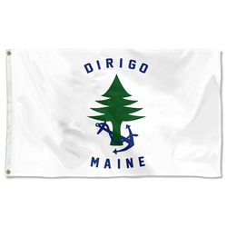 The United States Ensign of Maine Flag