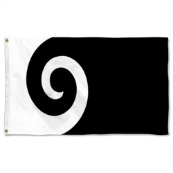 Koru official alternative As our unfurls Flag Banner