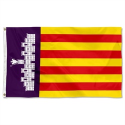 Mallorca Island of Mallorca Majorca, Spain Flag Banner