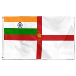 Naval Ensign of India Flag Banner
