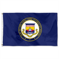 Panama Canal Zone from 1915-1979 Flag Banner