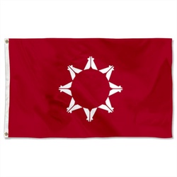 Pine Ridge Indian Reservation, South Dakota, USA Flag Banner