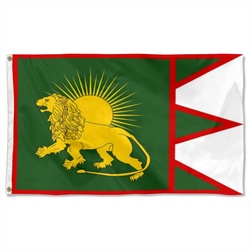 Sketch of a possible of the Mughal Empire Flag Banner