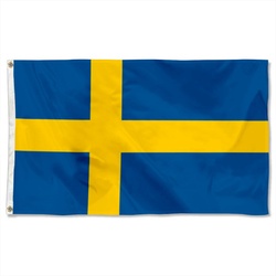 Sweden, using the colours specified here Flag Banner