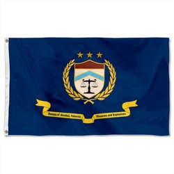 The former of the Bureau of Alcohol Flag Banner