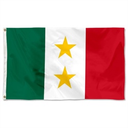 The Mexican state of en Coahuila y Tejas 1821 - 1836 Mexico Flag Banner