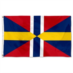 Union Jack of Sweden and Norway 1844-1905 Flag Banner