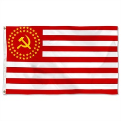United Socialist States of America 50 stars Flag Banner