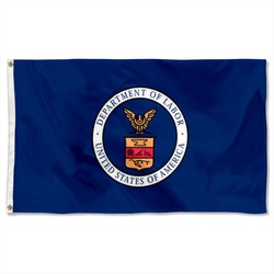 United States Department of Labor 1915-1960 Flag Banner