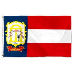 State of Georgia 1906-1920 Flag Banner