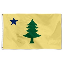1901-1909 Maine Flag Banner