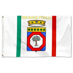 Apulia or Puglia Flag Banner