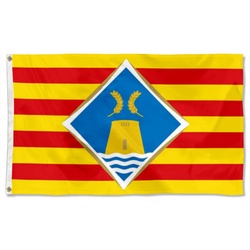 Formentera island Balearic Islands, Spain Flag Banner
