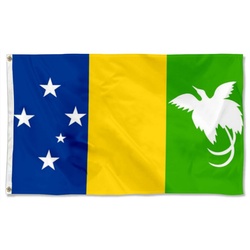 Papua and New Guinea, 1970-1971 Flag Banner