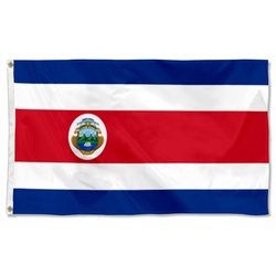State of Costa Rica Flag Banner