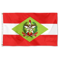 State of Santa Catarina, Brazil Flag Banner