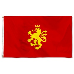 Thnic Macedonian lion Flag Banner