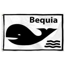 Unofficial of Bequia islandSt Flag Banner