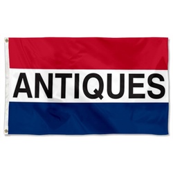 Antiques Message Flag Banner