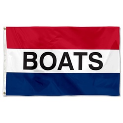 Boats Message Flag Banner