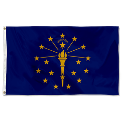 The United States Indiana Flag