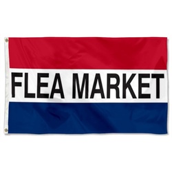 Flea Market Message Flag Banner