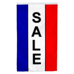 Sale - Vertical Message Flag Banner