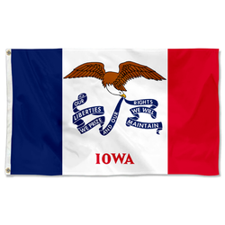 The United States Iowa (variant) Flag