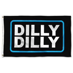 Bud Light Dilly Dilly Beer Flag Banner Black