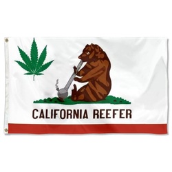 California Reefer Flag Banner