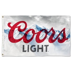 Coors Light Beer Flag Banner Novel