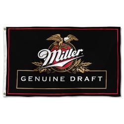 Miller Genuine Draft Flag Banner