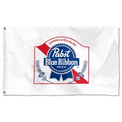 Pabst Blue Ribbon Beer Flag Banner
