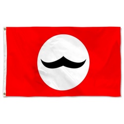 Borduria Tintin - 1956 Brassard porté par les militaires de Bordurie Flag Banner