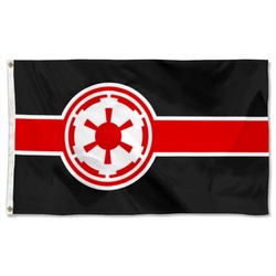 Star Wars Black Star Trek fans banner New Galactic Empire Flag Banner