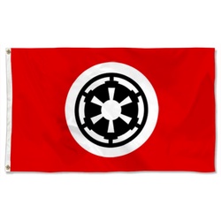 Star Wars Red Star Trek fans banner New Galactic Empire Flag Banner