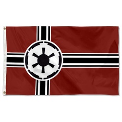 Star Wars Star Trek fans banner Galactic Empire Flag Banner