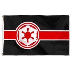 Star Wars Star Trek fans banner Galactic Empire Flag Banner Red Stripe