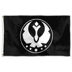 Star Wars Star Trek fans banner Galactic Federation of free alliances Flag Banner Black