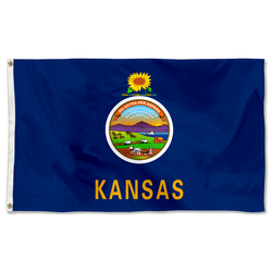 The United States Kansas Flag
