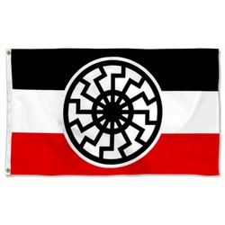 Star Wars Star Trek fans banner Kreigsmarine Odal Rune With Black Sun Flag Banner