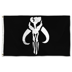 Star Wars Star Trek fans banner Mandalorianl Flag Banner Black