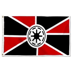 Star Wars Star Trek fans banner New Galactic Empire Flag Banner