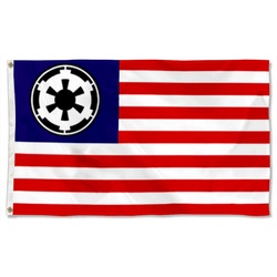 Star Wars Star Trek fans banner New Galactic Empire Flag Banner