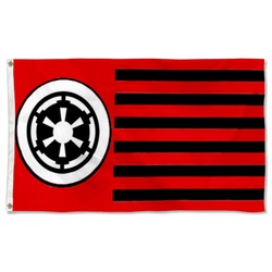 Star Wars Star Trek fans banner New Galactic Empire Flag Banner