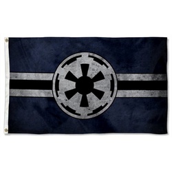 Star Wars Star Trek fans banner New Galactic Empire Flag Banner Blue