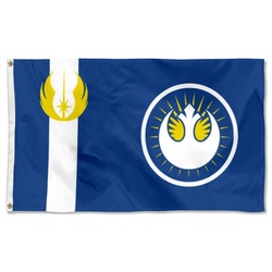 Star Wars Star Trek fans banner New Jedi Order Flag Banner